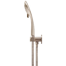 Round Hand-held Shower on Swivel Bracket